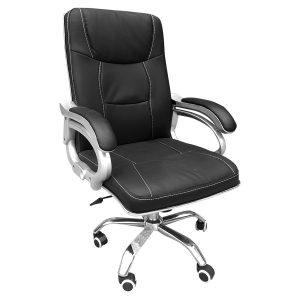 Ghế giám đốc tay bạc với thiết kế vững chắc cùng chất liệu da cao cấp khẳng định phong cách văn phòng đẹp. Chiếc ghế với độ ngả vừa phải giúp bạn có thể nghỉ ngơi sau những giờ làm việc căng thẳng.