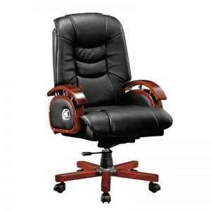 Chất liệu ghế giám đốc da chất liệu da cao cấp, chân gỗ
Kích thước:  Rộng 730 – sâu 810 – cao 1150÷1230 mm
Màu sắc:   đen